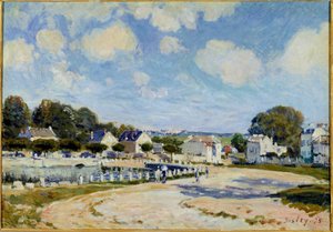 De Waterplaats in Marly-le-Roi door Alfred Sisley