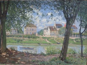 Villeneuve-la-Garenne door Alfred Sisley