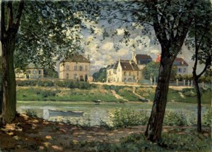 Villeneuve-la-Garenne door Alfred Sisley