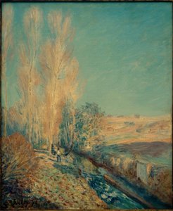 Sint-Maartenszomer - Omgeving van Moret door Alfred Sisley