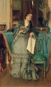 A. Stevens, De primadonna door Alfred Emile Stevens