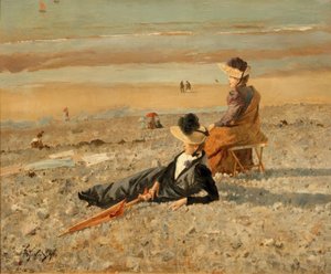A. Stevens, Een mooie dag in Le Tréport