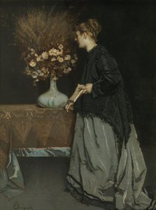 Herfstbloemen door Alfred Emile Stevens