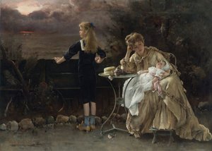 Moeder en haar kinderen, 1883