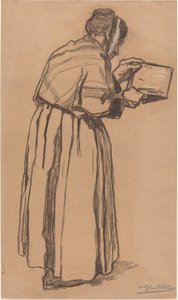 Vrouw Leest door Alfred Emile Stevens
