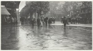 Een natte dag op de boulevard, Parijs, 1894, gedrukt 191832 door Alfred Stieglitz