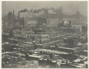 Vanuit kamer "3003" - The Shelton, New York, kijkend naar het noordoosten door Alfred Stieglitz