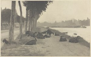 Aan de Seine—Bij Parijs, 1894, gedrukt 1897