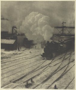 Het spoorwegemplacement, Winter