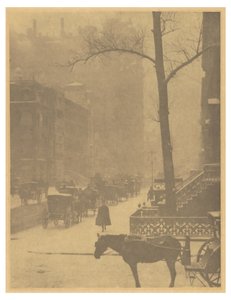 [De Straat - Ontwerp voor een Poster]. door Alfred Stieglitz