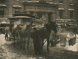 Het Terminal, 1893 door Alfred Stieglitz