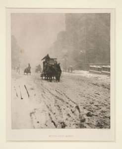 Winter - Fifth Avenue door Alfred Stieglitz