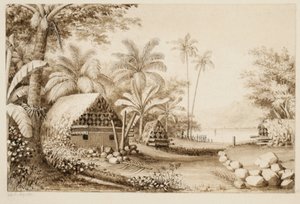 Graven op Muthuata Island, Fiji door Alfred Thomas Agate