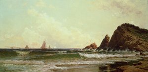 Kliffen bij Cape Elizabeth, Portland Harbour, Maine, 1882