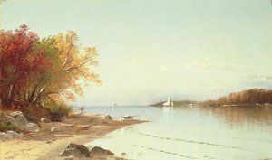 Narragansett Bay, herfst, Rhode Island