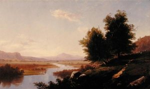 Saco River, Mount Washington door Alfred Thompson Bricher