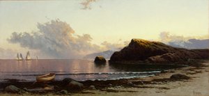 Zonsondergang aan de Kust 1885