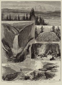 Het Yellowstone Park, Noord-Amerika