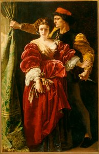 Lucrezia Borgia, 1863 door Alfred W. Elmore