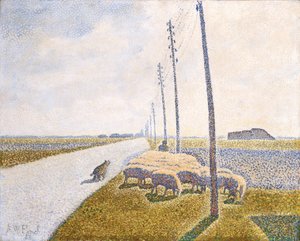 De Weg Naar Nieuport door Alfred William (1854 1930) Finch