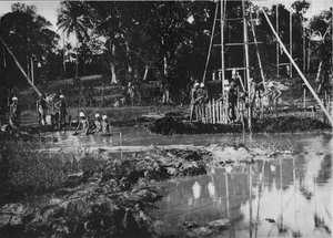 Edelsteenmijnbouw, Ceylon, ca. 1890, 1910