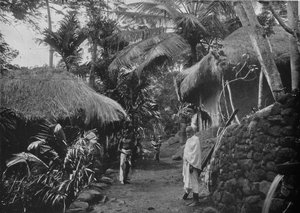 Inheemse Hutten in de Jungle, c1890, 1910
