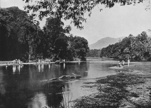 Rivier bij Ratnapura