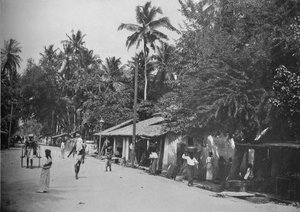 Wegscène op weg naar Mt. Lavinia, ca. 1890, 1910