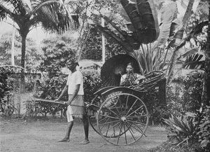 Tamil Dame in Rickshaw