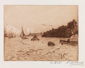 Zuidelijke haven door Alfred William Finch
