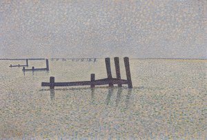 Het Kanaal bij Nieuwpoort door Alfred William Finch