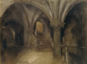 Mont St Michel, Le crypte de l