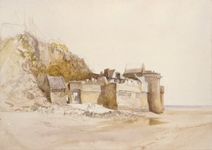 Mont St Michel, De Buitenpoort, c1876