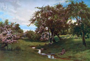 Toen de natuur alles vrolijk schilderde, 1887, 1912 door Alfred William Parsons