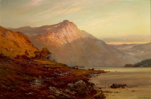 Dhu Loch nabij Balmoral door Alfred de Breanski