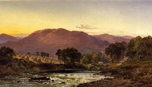 Bij de Llangollen Pas, Noord-Wales door Alfred de Breanski