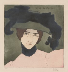Cléo de Mérode door Alfredo Müller