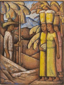 De Tamales Verkopers, c.1937 door Alfredo Ramos Martinez