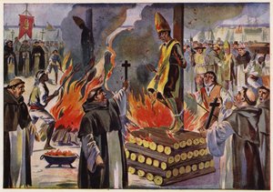 Executie door verbranding onder de Portugese Inquisitie
