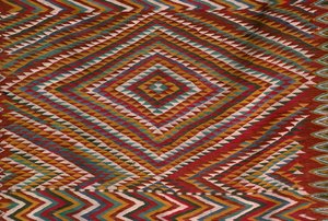 Tapijt uit de Mzab vallei, detail door Algerian School