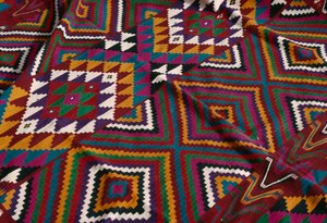 Tapijt uit de Mzab vallei, detail