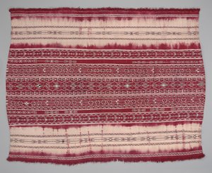 Vrouwenomslagdoek (axellal), eind 19e eeuw door Algerian School