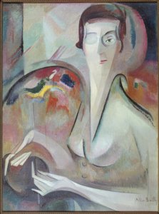 Zelfportret Alice Bailly