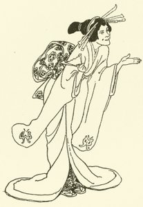 Illustratie voor Het Verhaal van De Mikado (gravure) door Alice Bolingbroke (after) Woodward
