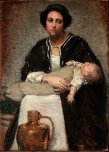 Moeder en Slapende Baby, 1911