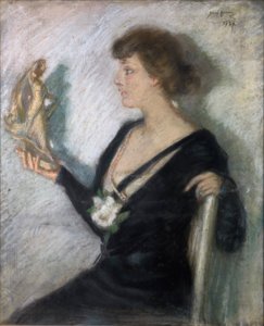 De Tanagra-figuur door Alice Pike Barney