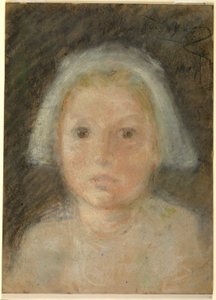 Klein wit kapje door Alice Pike Barney