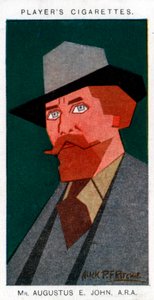Augustus John, Britse schilder, 1926 door Alick P. F. Ritchie
