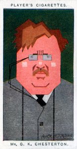 GK Chesterton, Britse dichter, romanschrijver en criticus, 1926 door Alick P. F. Ritchie