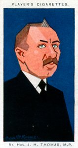 James Henry Thomas, Britse vakbondsleider en politicus, 1926 door Alick P. F. Ritchie